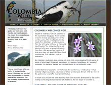 Tablet Screenshot of colombiawild.com